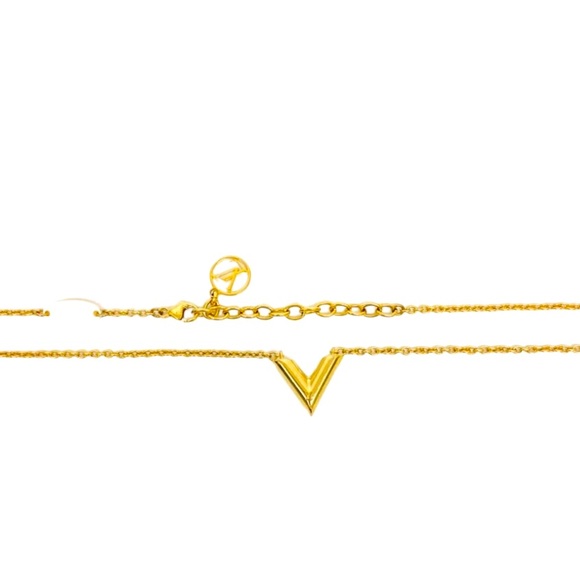 Louis Vuitton Essential V Pendant Necklace - Picture 3 of 12